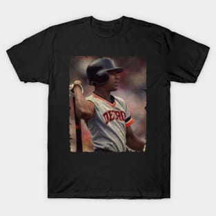 Lou Whitaker in Detroit Tigers T-Shirt